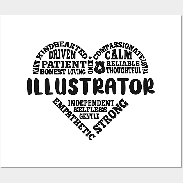 Illustrator love Wall Art by SerenityByAlex